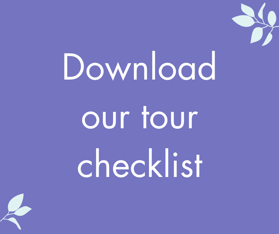 download our tour checklist
